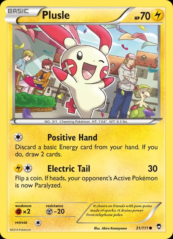 Plusle — Furious Fists, Common