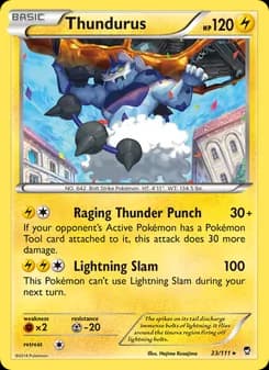 Thundurus — Furious Fists — Rare
