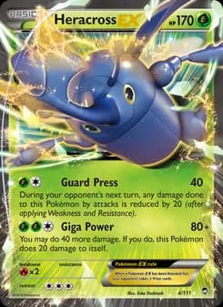 Heracross EX — Furious Fists — Ultra Rare