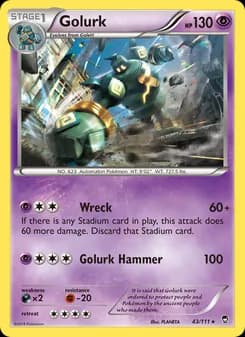 Golurk — Furious Fists — Rare