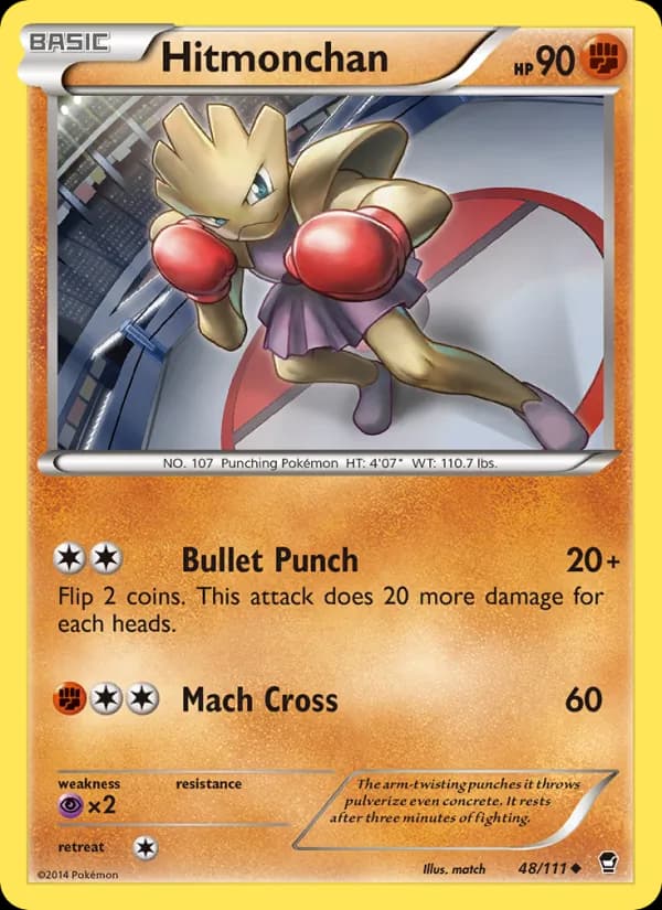 Hitmonchan — Furious Fists, Uncommon