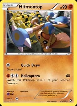 Hitmontop — Furious Fists — Uncommon