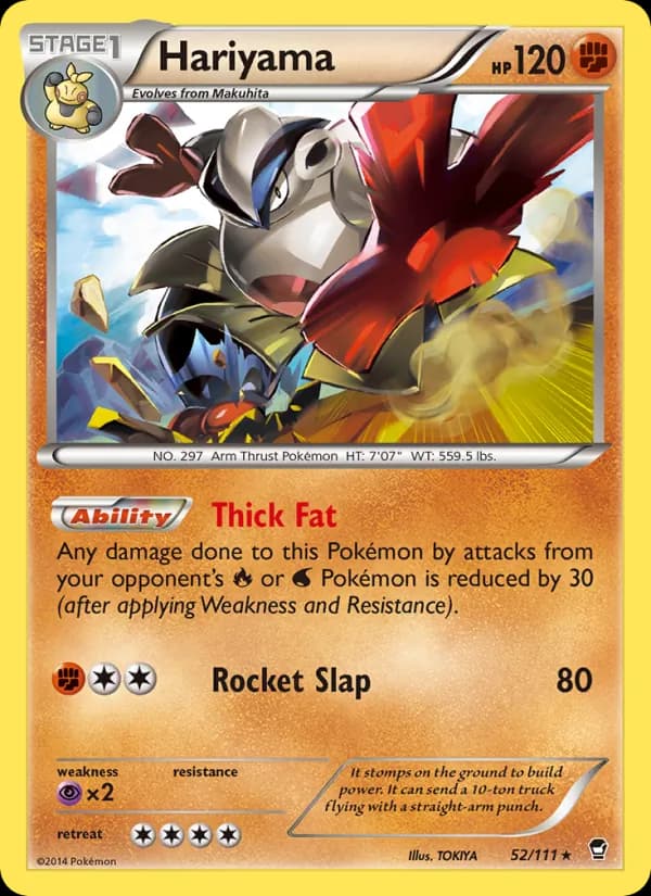 Hariyama — Furious Fists, Rare