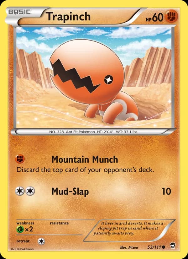 Trapinch — Furious Fists, Common