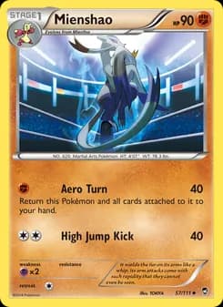Mienshao — Furious Fists — Uncommon