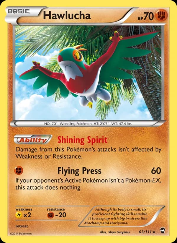 Hawlucha — Furious Fists, Rare