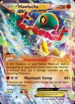 Hawlucha EX — Furious Fists — Ultra Rare