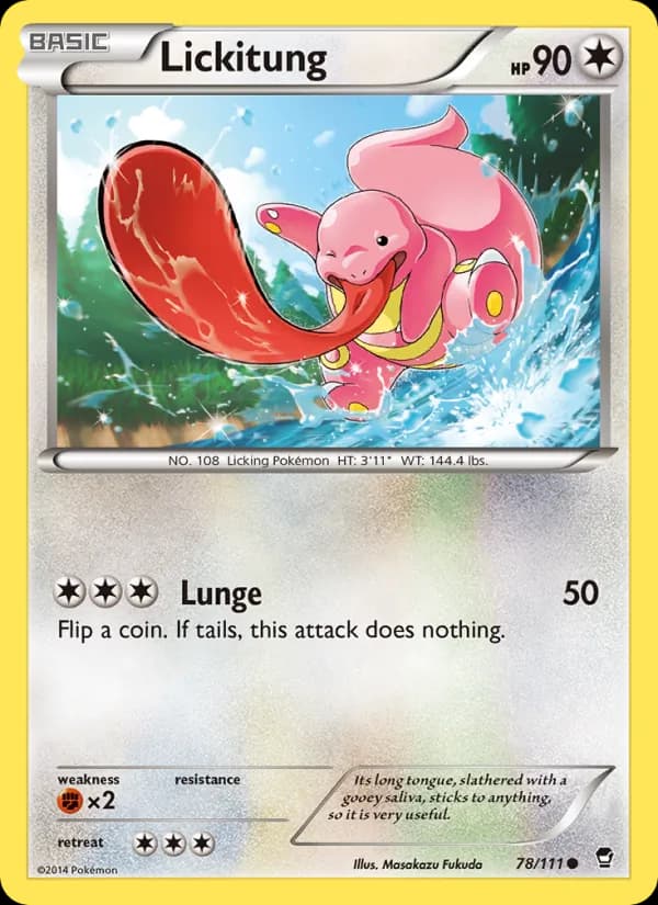 Lickitung — Furious Fists, Common