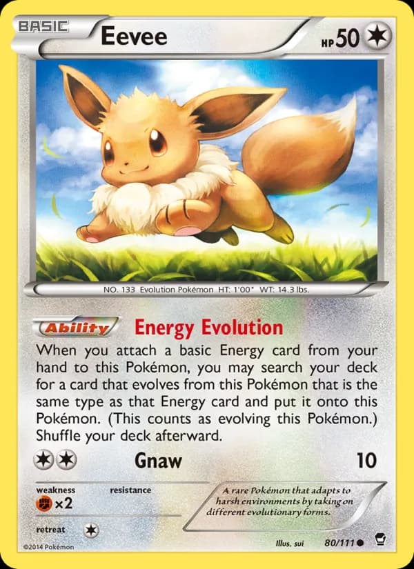 Eevee — Furious Fists, Common