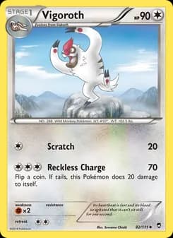 Vigoroth — Furious Fists — Uncommon