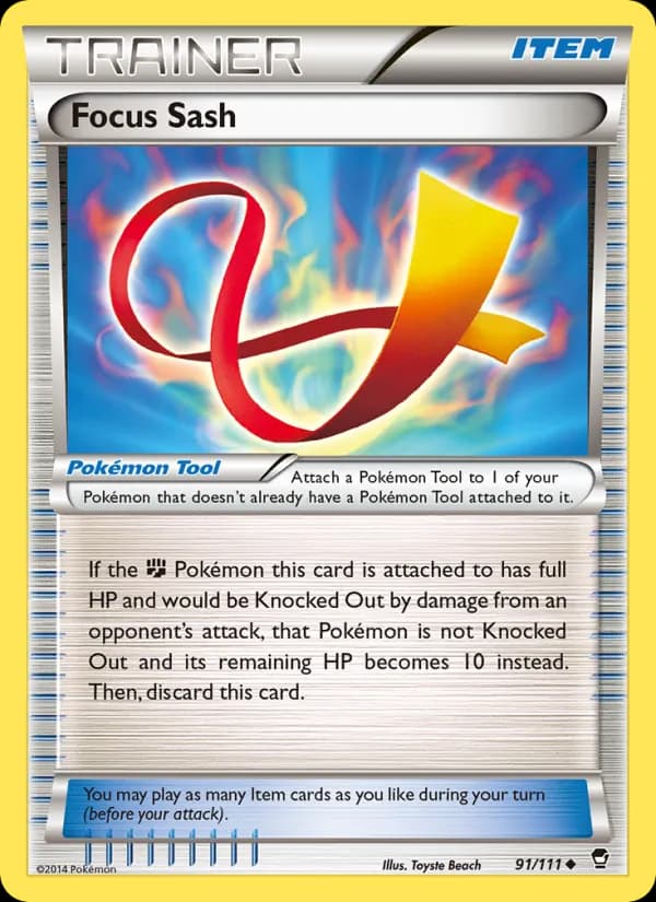 Focus Sash — Furious Fists, Uncommon