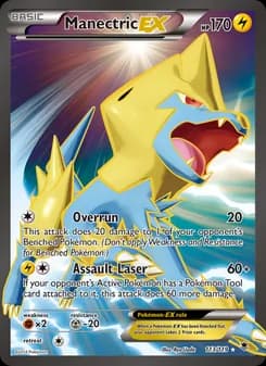 Manectric EX — Phantom Forces — Ultra Rare