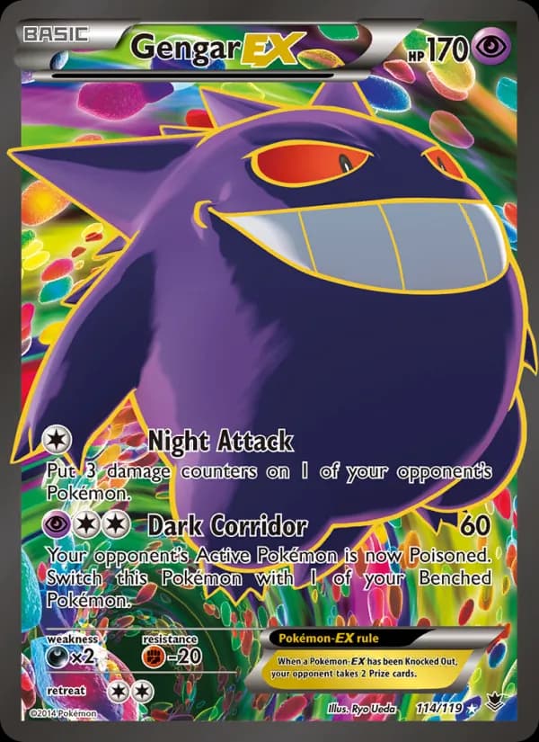 Gengar EX — Phantom Forces, Ultra Rare
