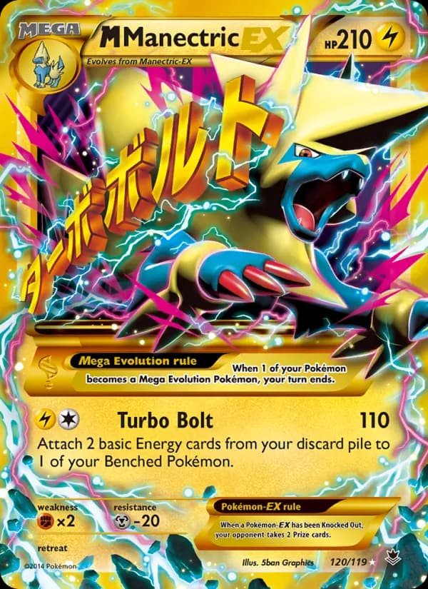 M Manectric EX — Phantom Forces, Secret Rare