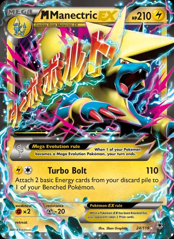 M Manectric EX — Phantom Forces, Ultra Rare