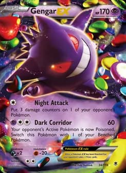 Gengar EX — Phantom Forces — Ultra Rare