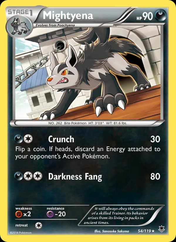 Mightyena — Phantom Forces, Rare