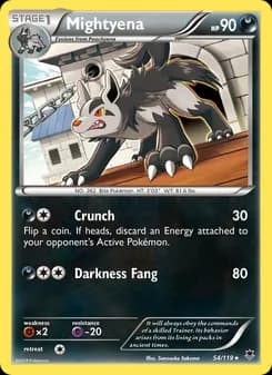 Mightyena — Phantom Forces — Rare