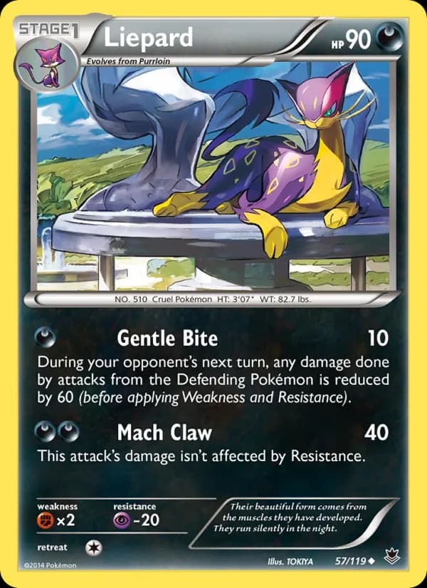 Liepard — Phantom Forces, Uncommon