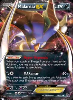 Malamar EX — Phantom Forces — Ultra Rare
