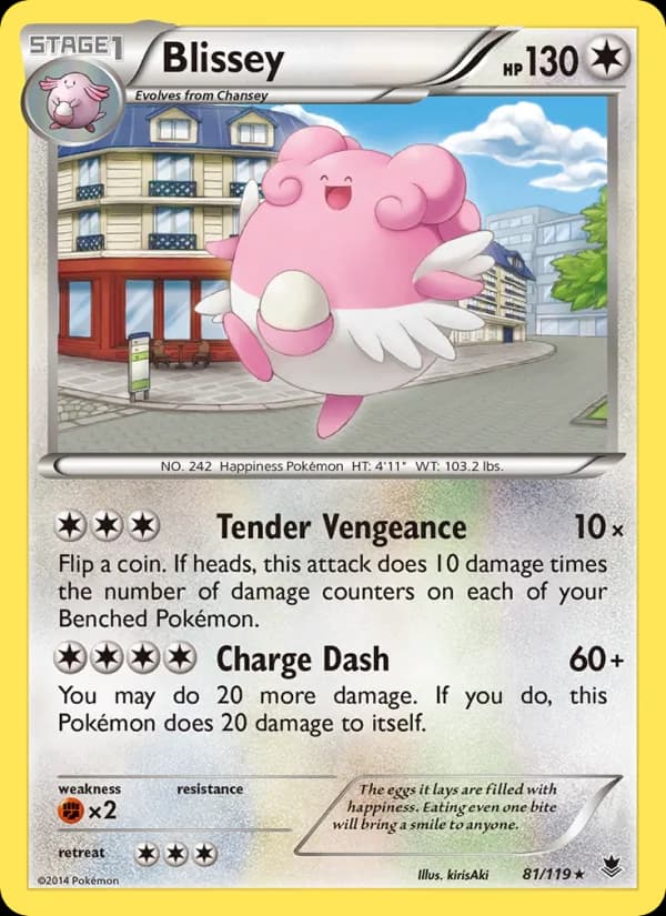 Blissey — Phantom Forces, Rare