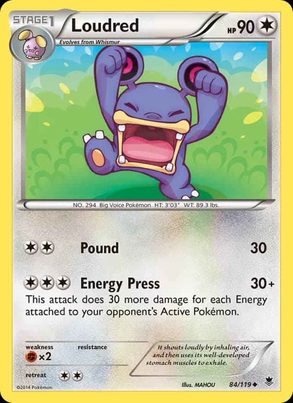 Loudred — Phantom Forces, Uncommon
