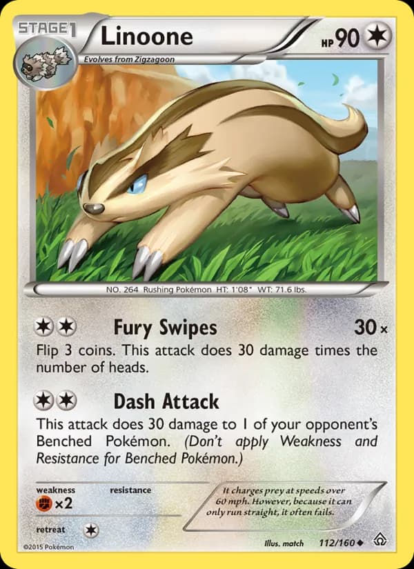 Linoone — Primal Clash, Uncommon