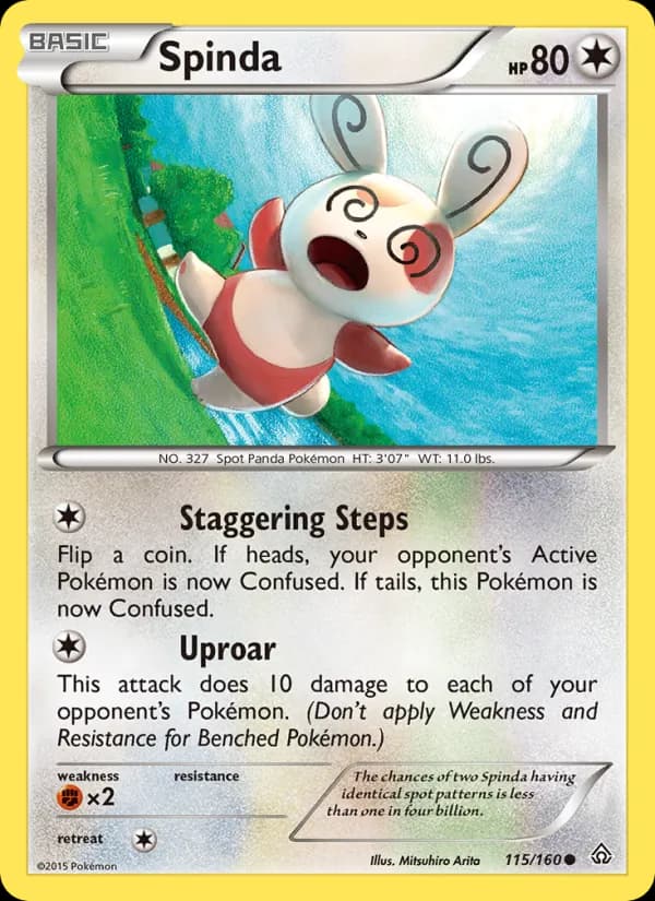 Spinda — Primal Clash, Common