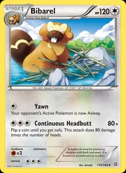 Bibarel — Primal Clash — Uncommon