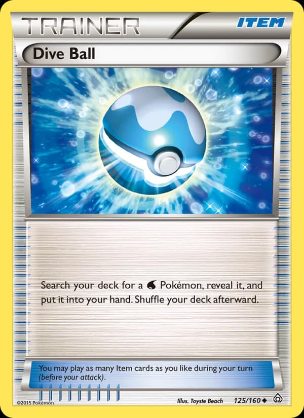 Dive Ball — Primal Clash, Uncommon