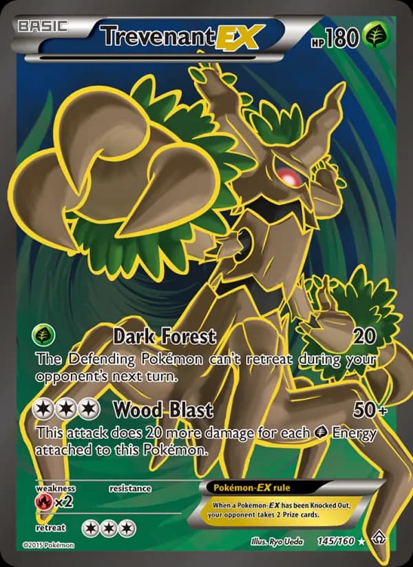Trevenant EX — Primal Clash, Ultra Rare