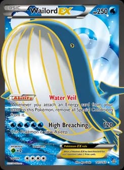 Wailord EX — Primal Clash — Ultra Rare