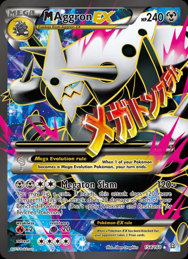 M Aggron EX — Primal Clash, Ultra Rare
