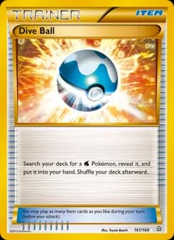 Dive Ball — Primal Clash — Secret Rare