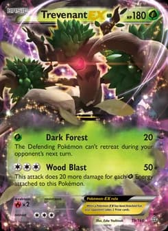 Trevenant EX — Primal Clash — Ultra Rare
