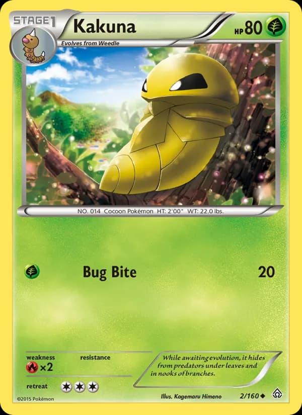 Kakuna — Primal Clash, Uncommon