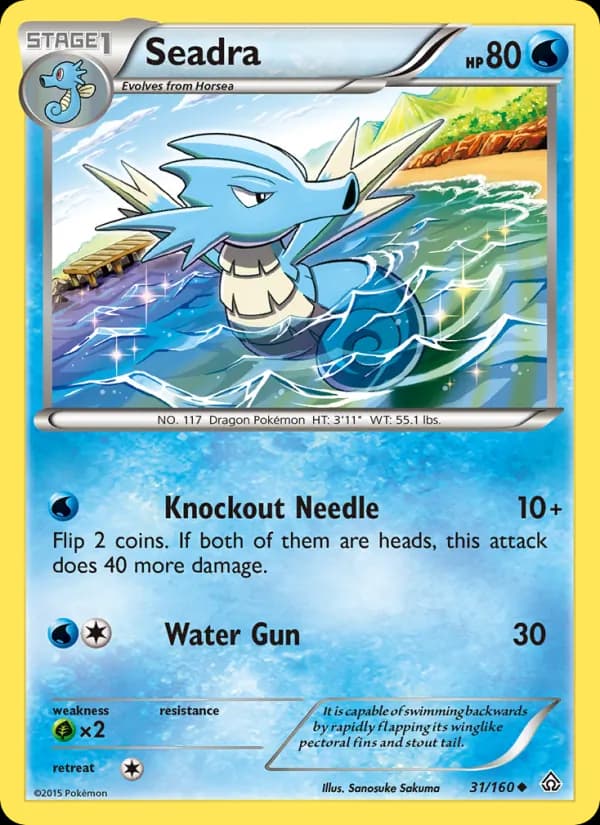 Seadra — Primal Clash, Uncommon