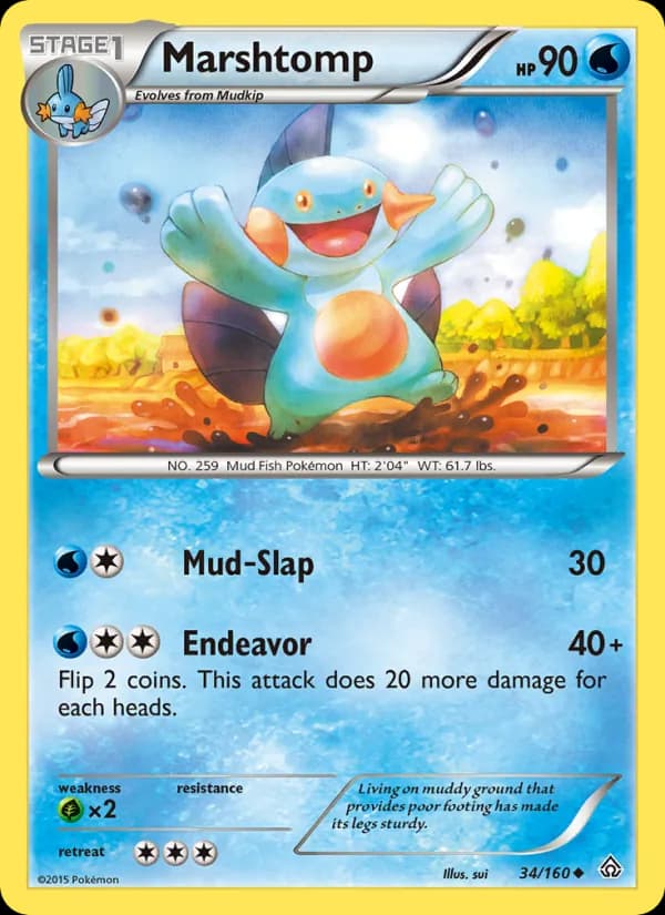 Marshtomp — Primal Clash, Uncommon