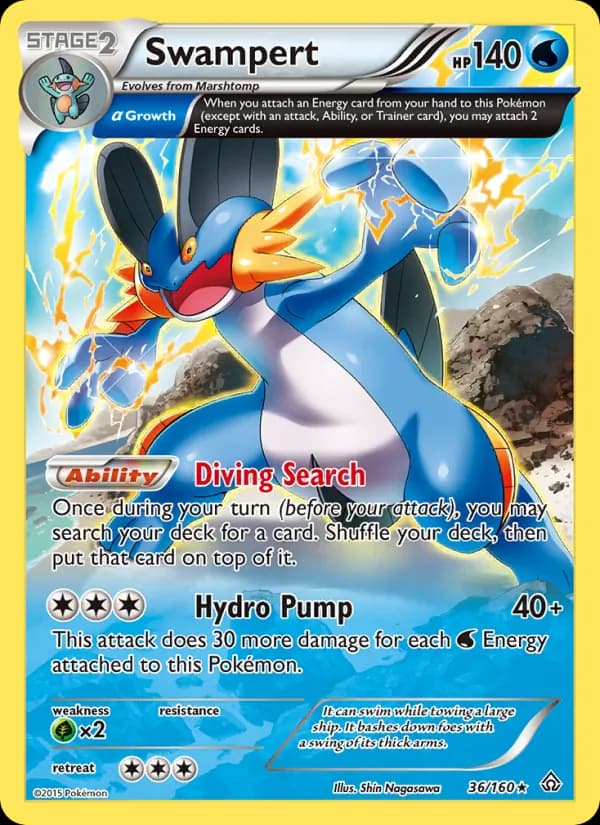 Swampert — Primal Clash, Rare