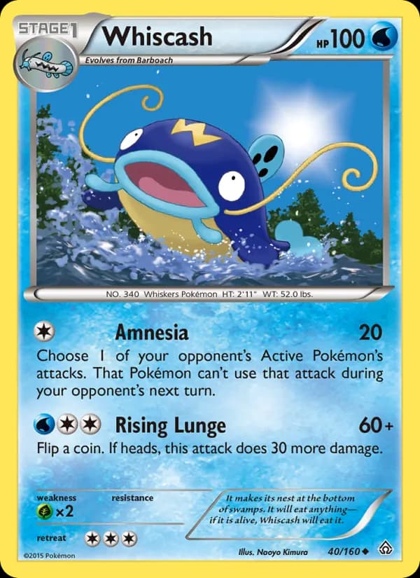 Whiscash — Primal Clash, Uncommon