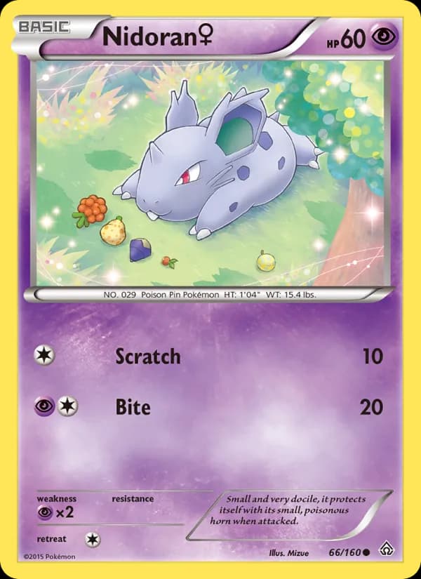 Nidoran♀ — Primal Clash, Common