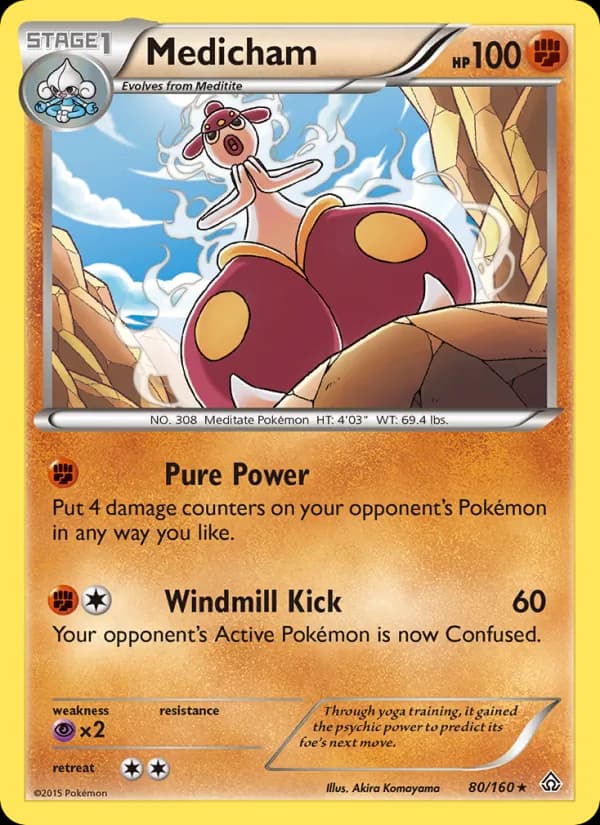 Medicham — Primal Clash, Rare