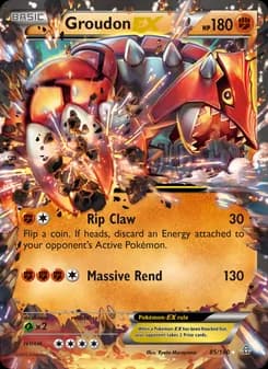 Groudon EX — Primal Clash — Ultra Rare