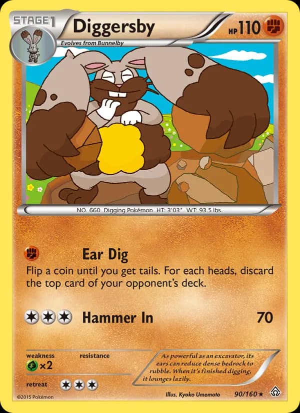 Diggersby — Primal Clash, Rare