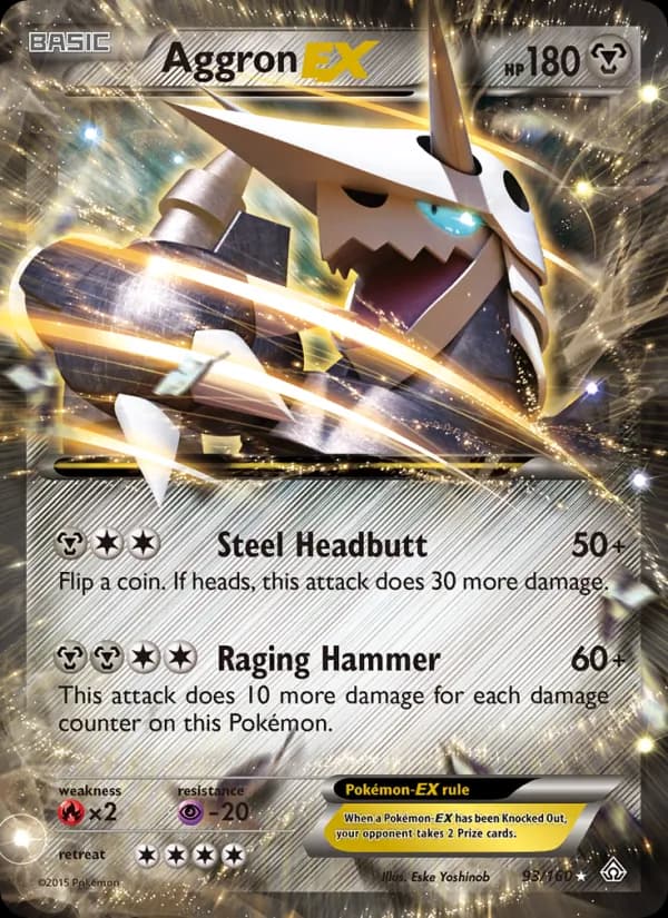 Aggron EX — Primal Clash, Ultra Rare