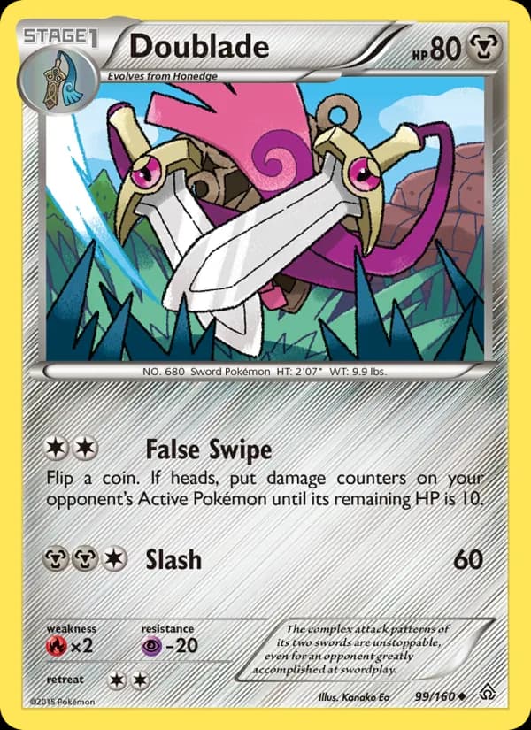 Doublade — Primal Clash, Uncommon