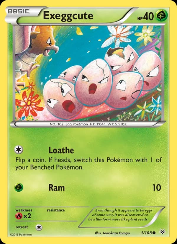 Exeggcute — Roaring Skies, Common