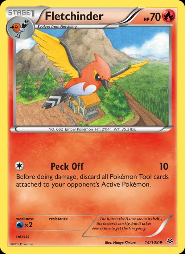 Fletchinder — Roaring Skies, Uncommon