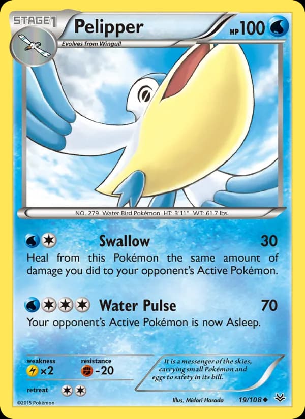 Pelipper — Roaring Skies, Uncommon
