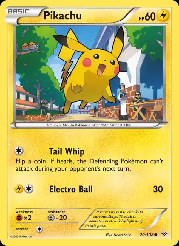 Pikachu — Roaring Skies, Common